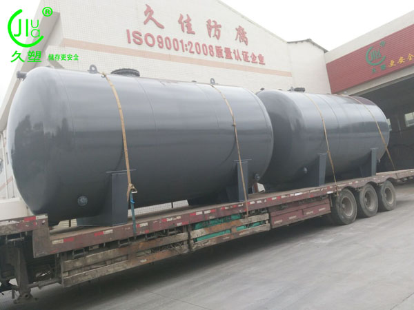 【江西鹽酸儲罐】鋼襯PE鹽酸儲罐哪家好?首選久塑牌